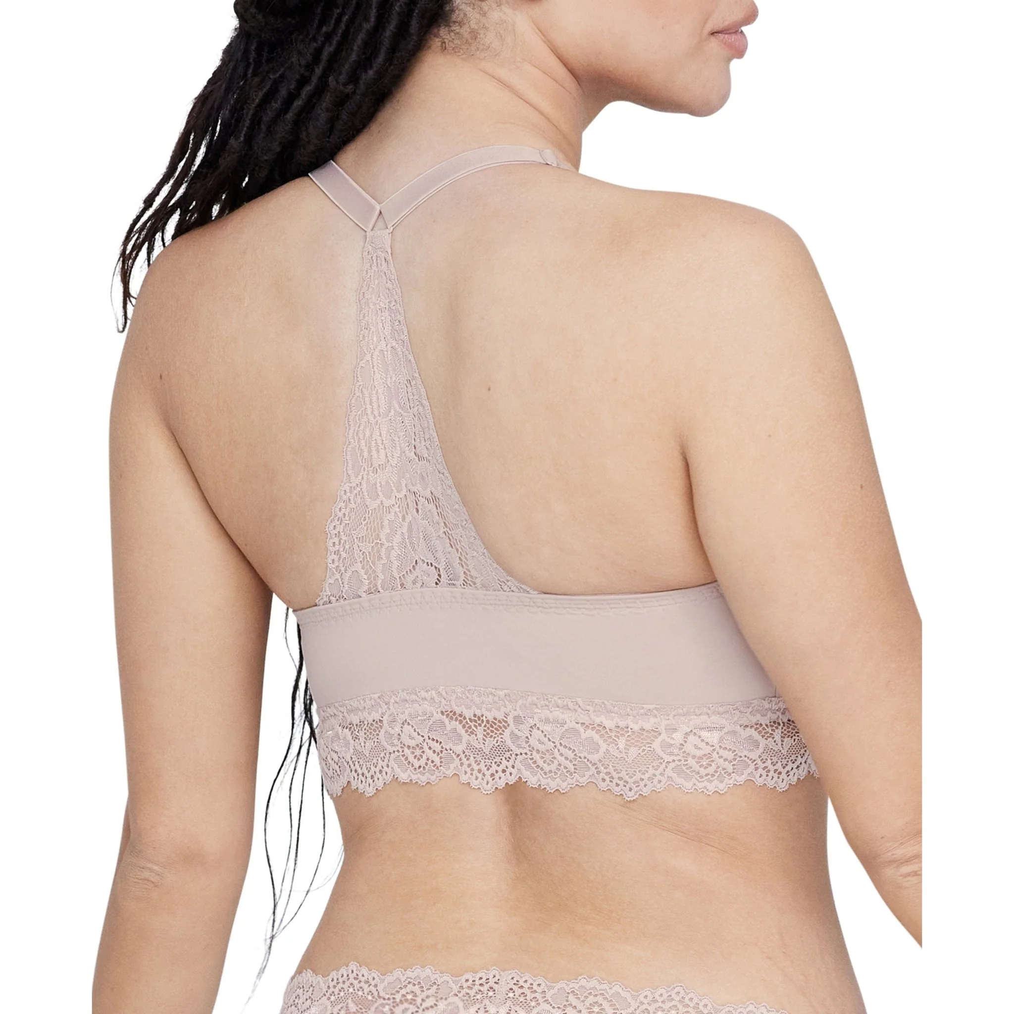 Goddess T-back Busty Lace Bralette - Image 3