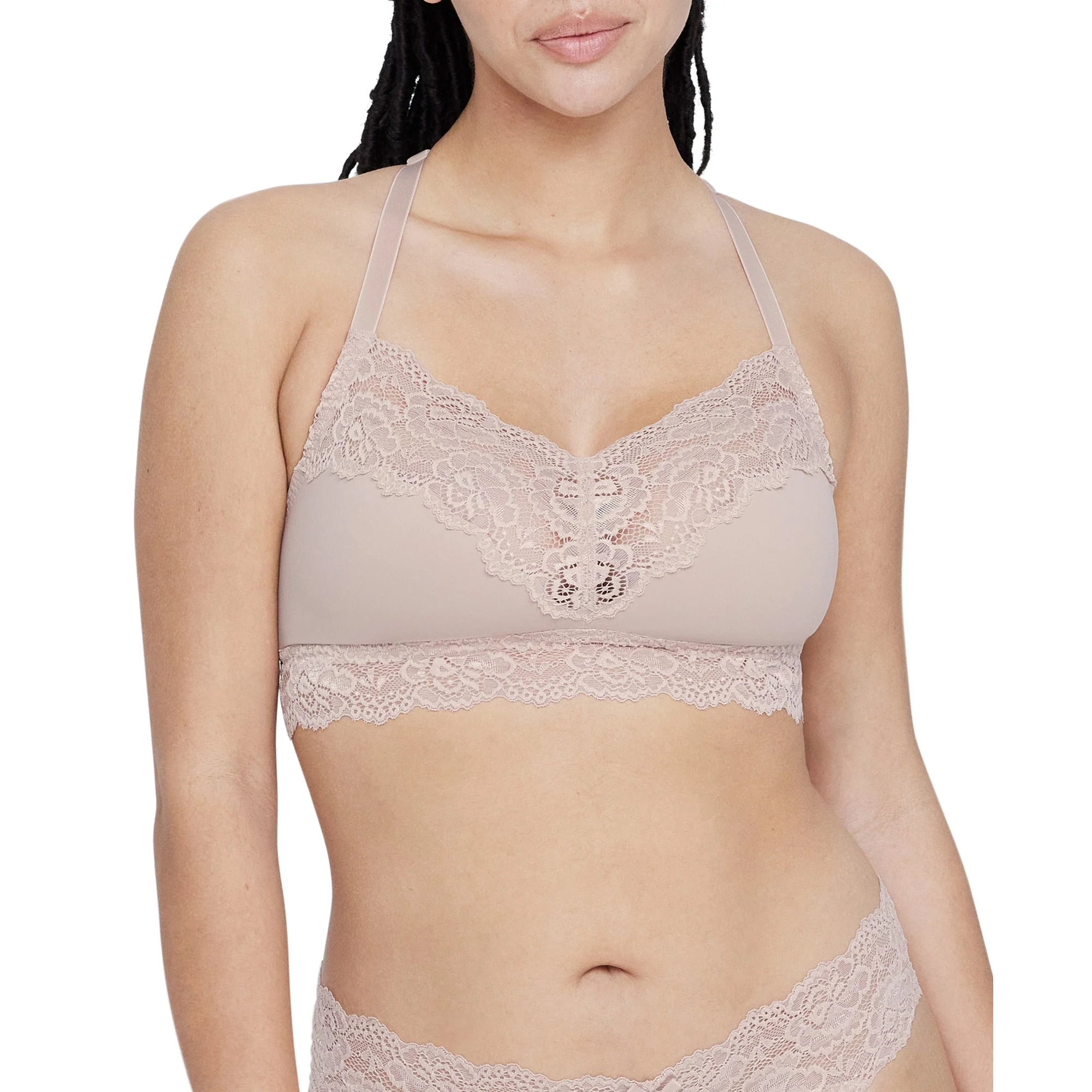 Goddess T-back Busty Lace Bralette - Image 5
