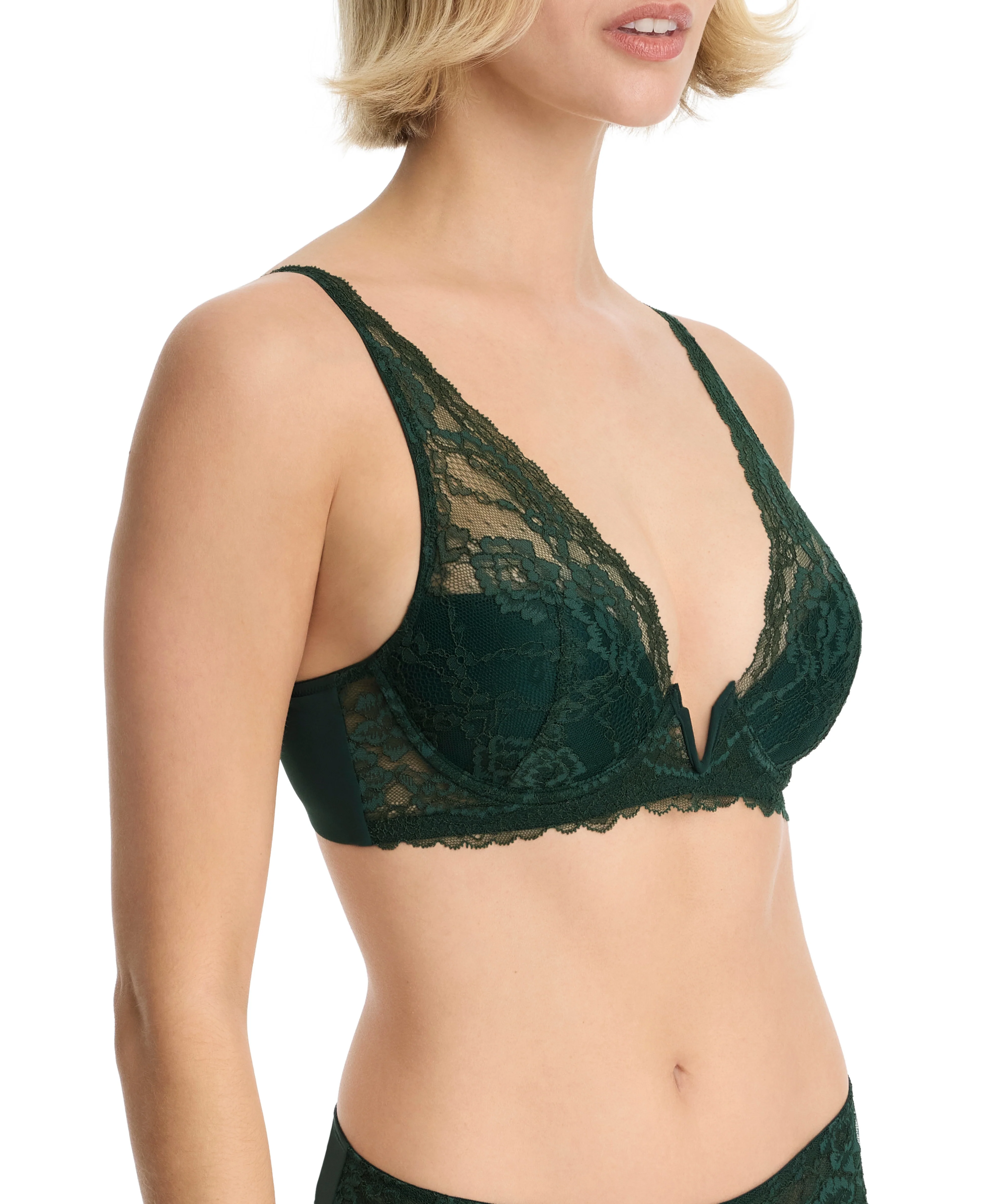 Minx Deep Plunge Lace Bra - Image 2
