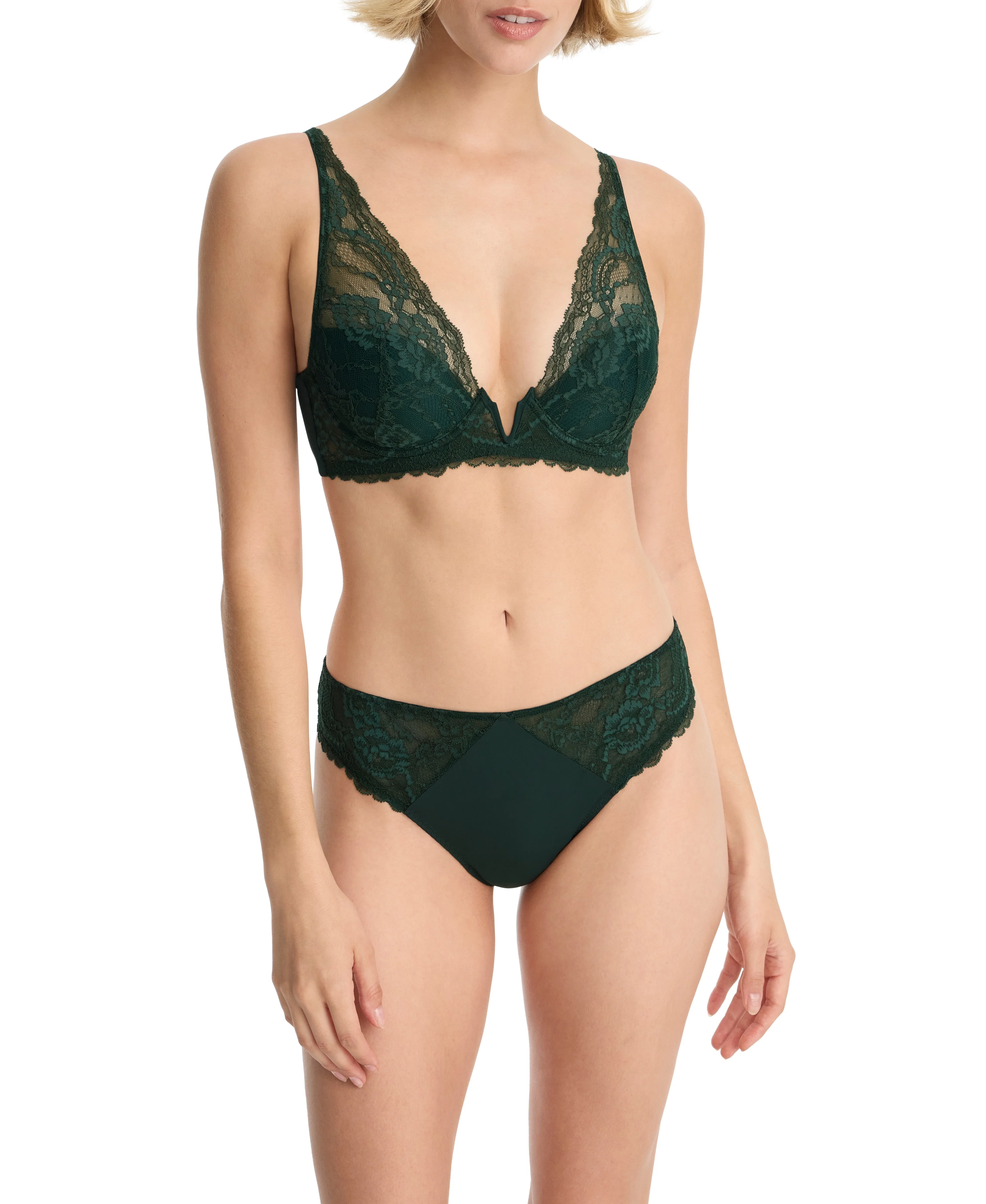 Minx Deep Plunge Lace Bra - Image 5