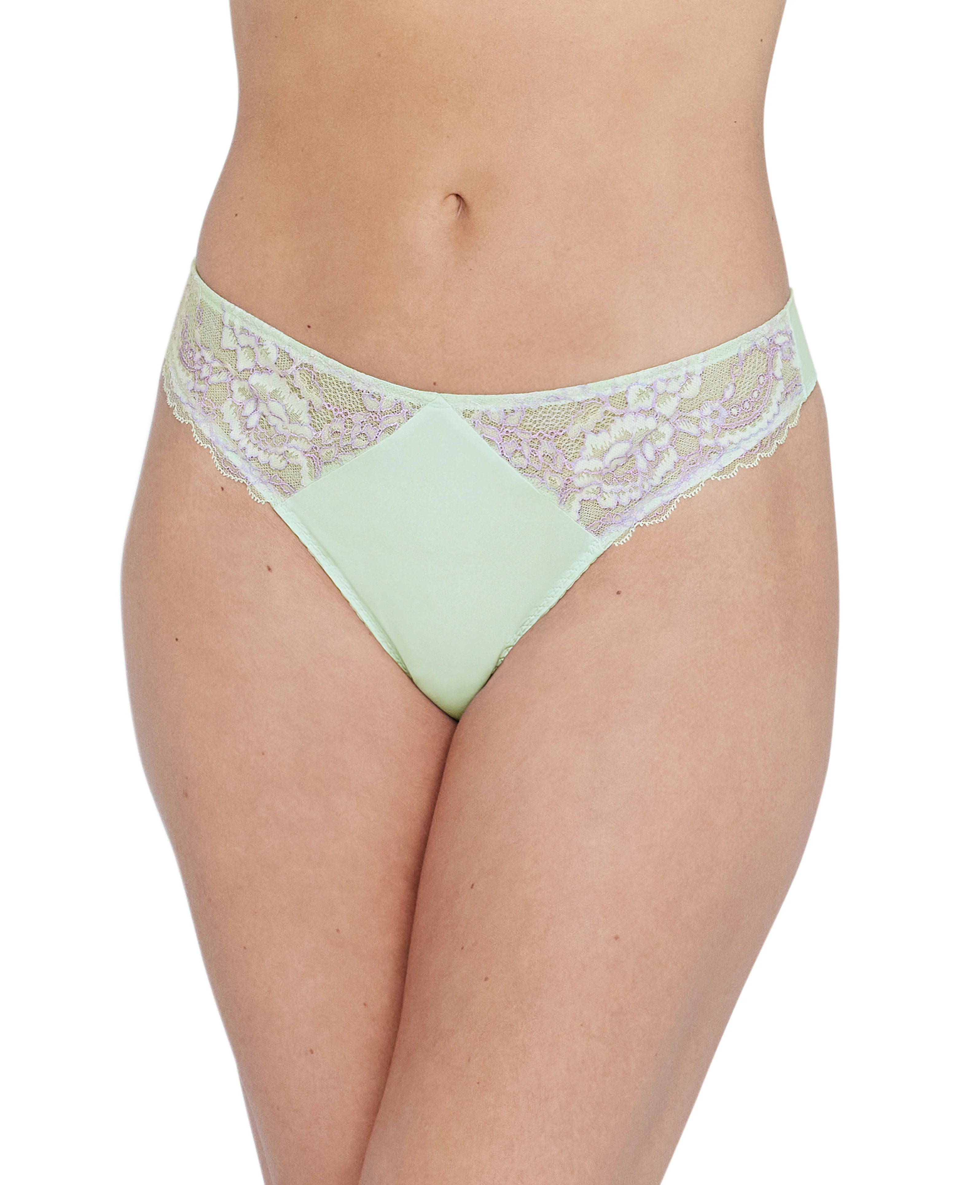 Minx Lace Trim Thong