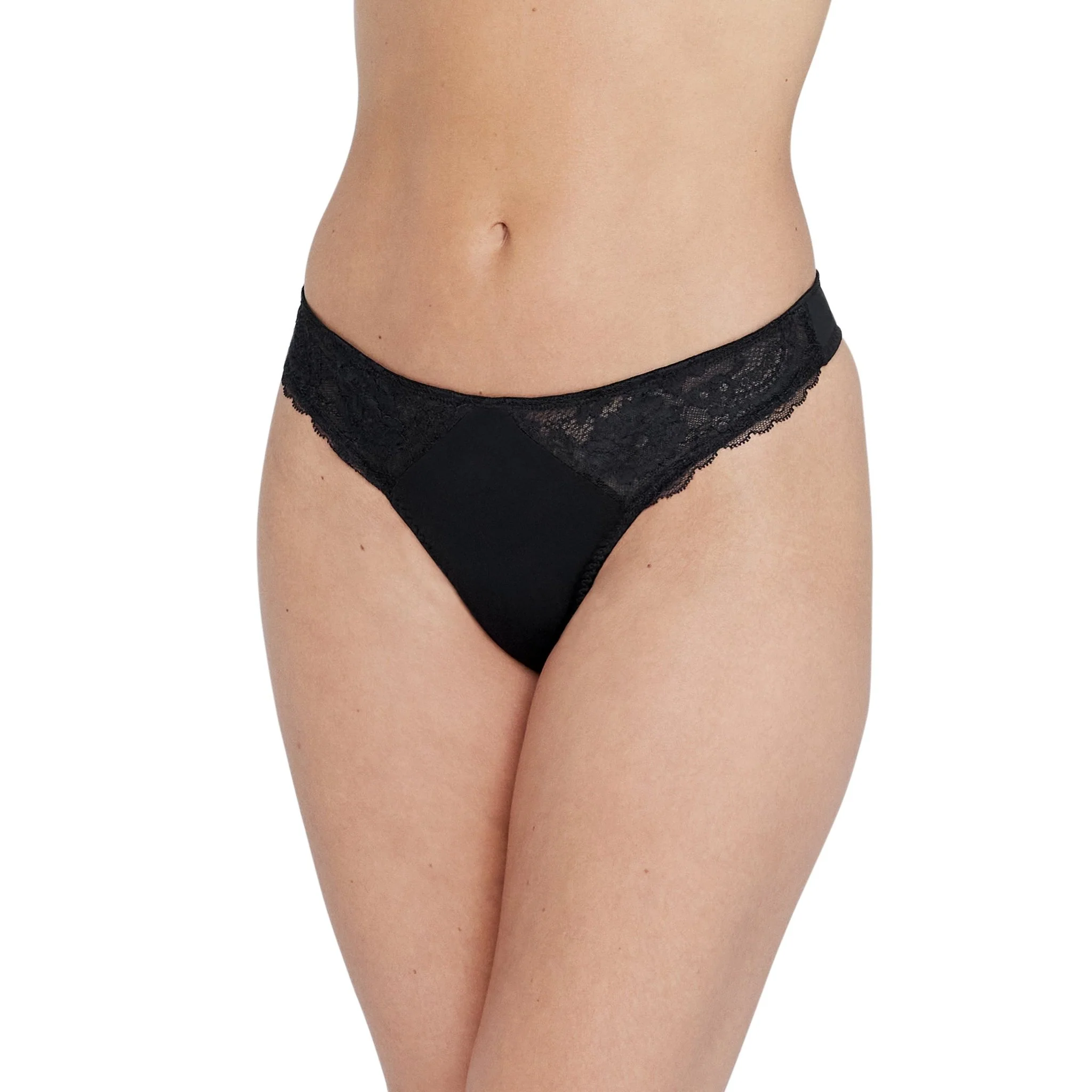 Minx Lace Trim Thong