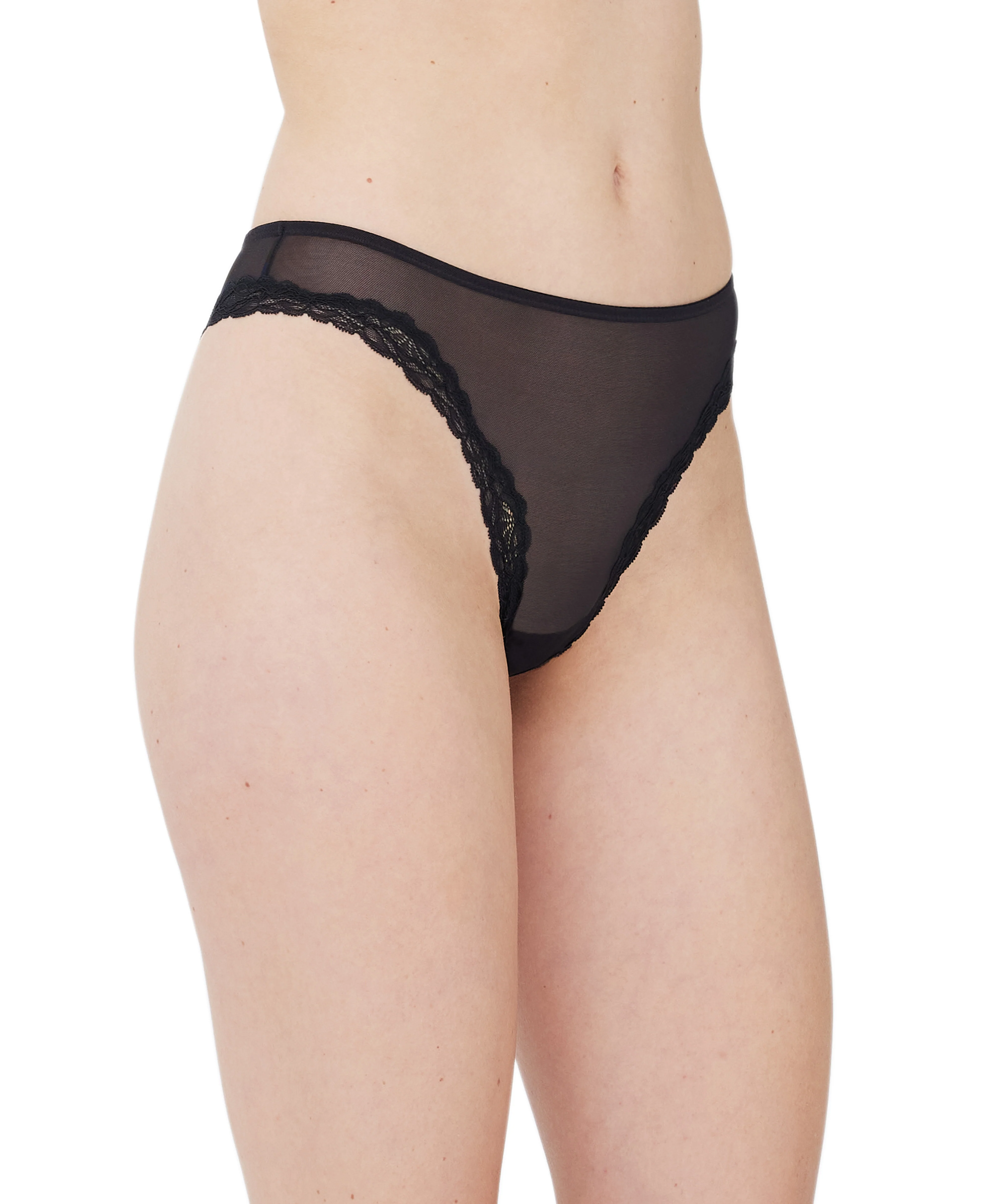 Passion Mesh Lace Trim Chikini - Image 2
