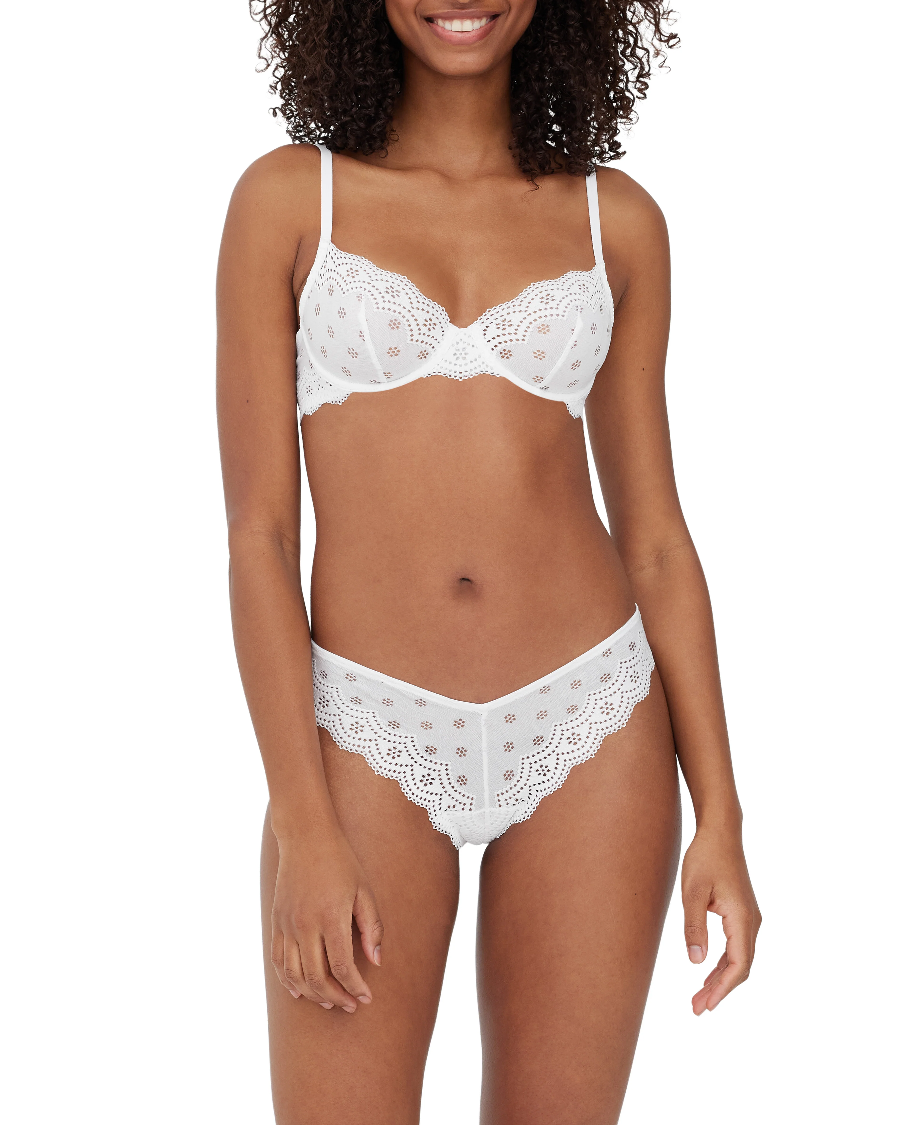 Smitten Eyelet High Cut Chikini - Image 4