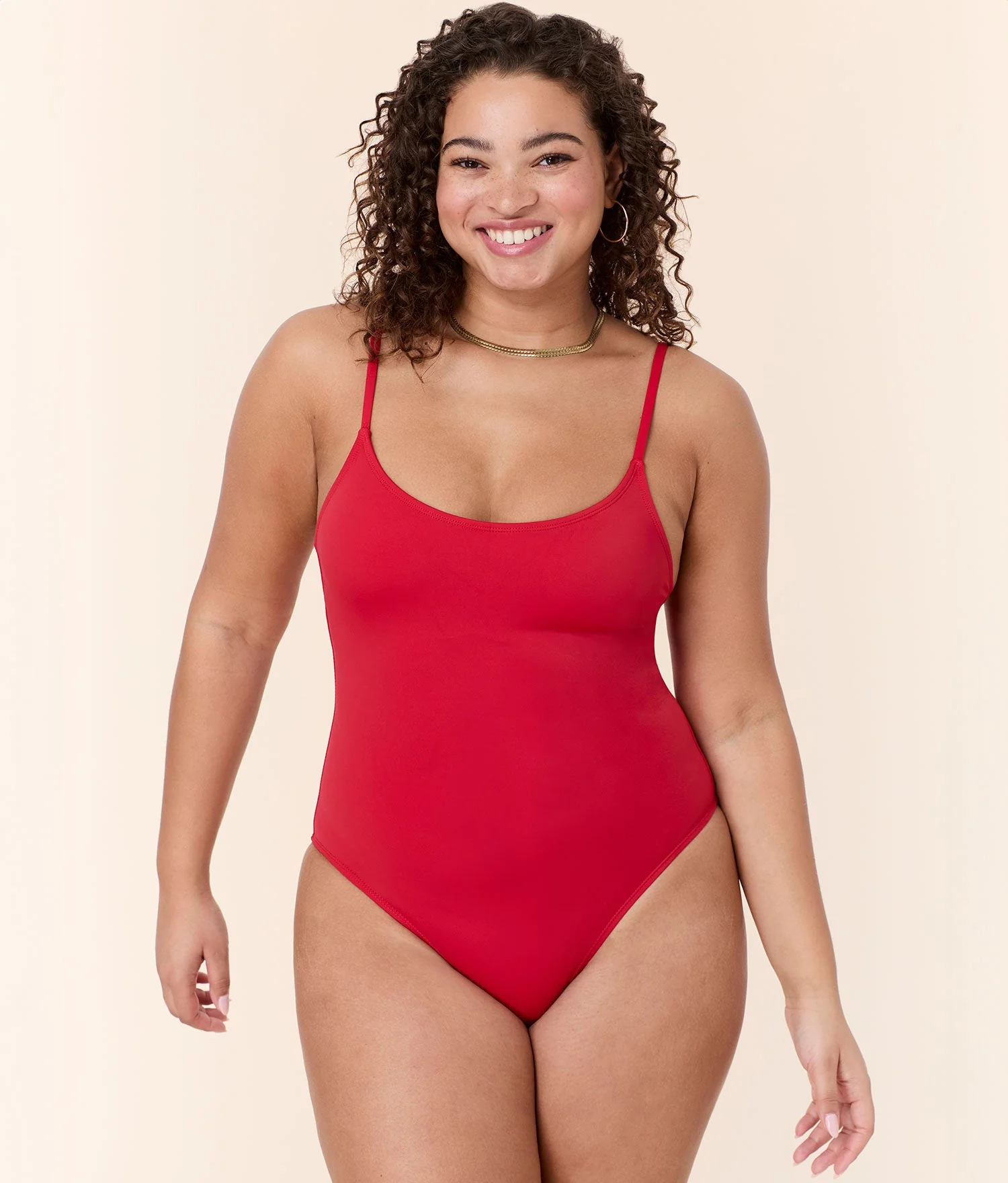 The Amalfi One Piece - Eco Nylon - Cherry Red - Classic - Image 6