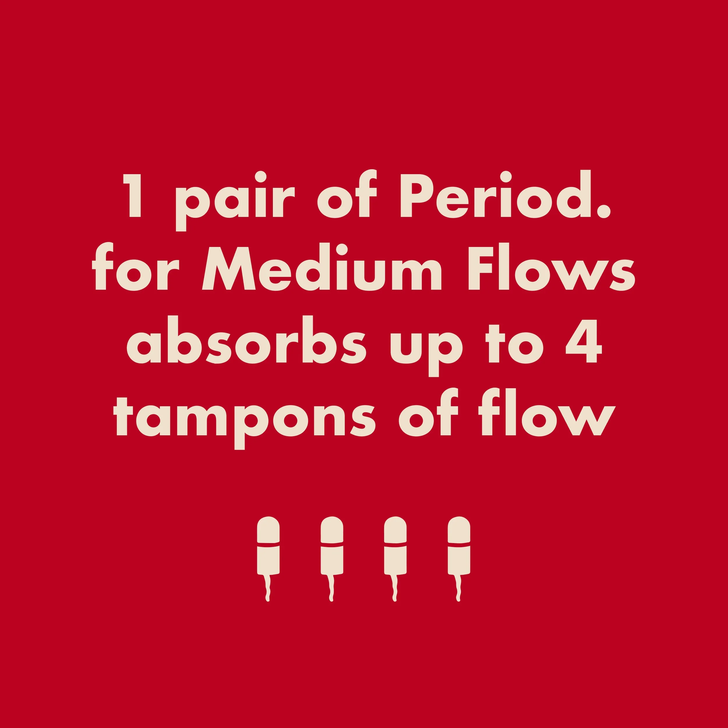 The High Waisted Period. in Cotton For Medium Flows - Image 4