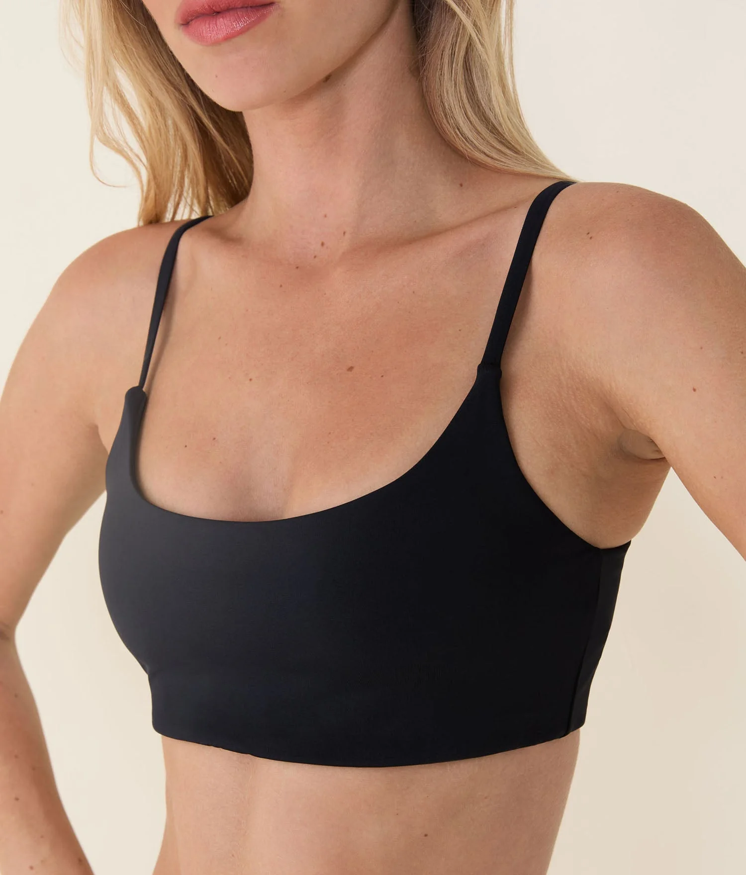 The Maui Bikini Top - Eco Nylon - Black - Image 4