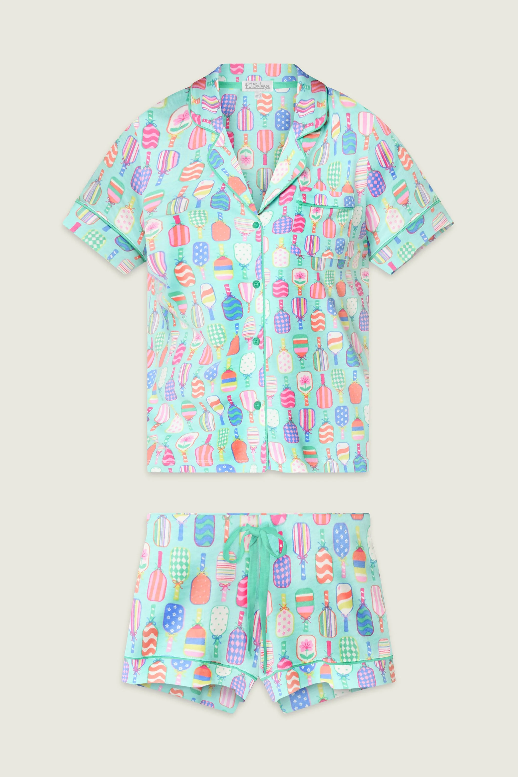 Whimsy Paddle Party Short PJ Set - Image 5
